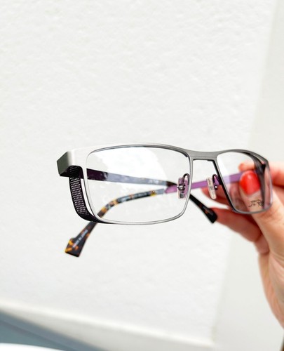 Lunettes vue titane - en, gris