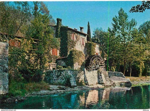 Carte postale moulin à - postale,