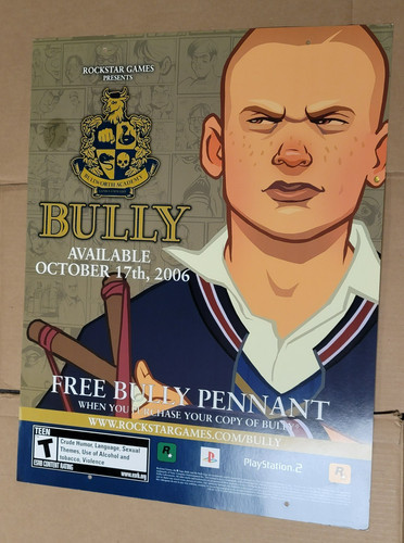 Bully x22 playstation 2 - 28"x22",
