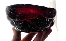 Cendrier en verre épais