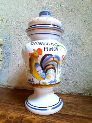 Pot pharmacie faience - a, en