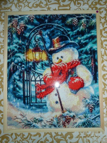 Tableau bonhomme de neige - bonhomme,