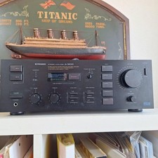 Préamplificateur stéréo Pioneer A-120D amplificateur vintage noir fonctionnel...
