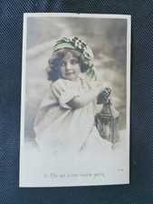 CPA Elle est à moi toute seule - enfant - lanterne