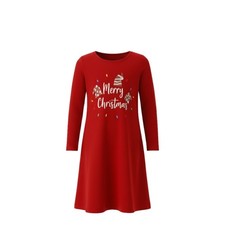 NEUF Robe FILLE Noël Merry Christmas – Taille 2 à 12 ans