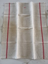 Torchons, essuie-mains, anciens, neuf, lot de 2.  55 cm sur 72 cm