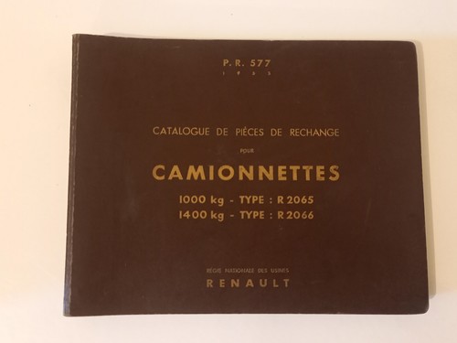Catalogue pièces de - catalogue,