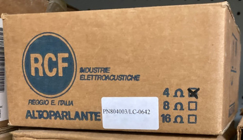 Rcf 804003 0642 4 ohm - 804003/lc-0642,