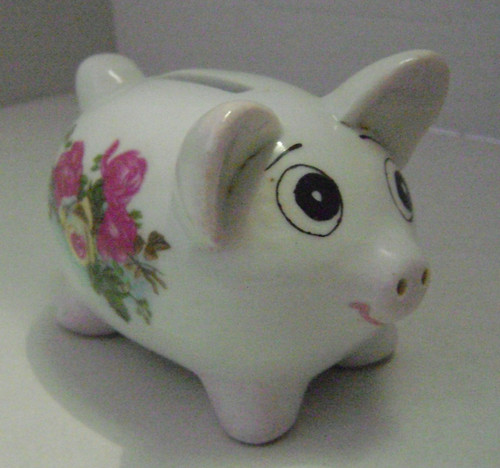 Tirelire cochon flowery piggy - flowery,
