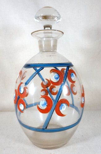 Carafe verre émaillé - verre,
