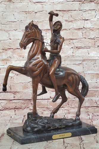 Bronze the scalp - scalp, sculpture