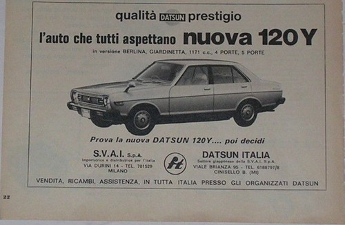 Advert pubblicità auto 1979 - advert,