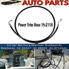 18-2110 Marine Power Trim Cylinder Hose for Mercury & Mariner Outboard 32-88005