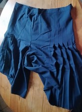 Jupe culotte plissée devant