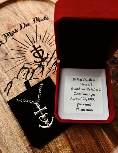 Collier croix camarguaise - collier,