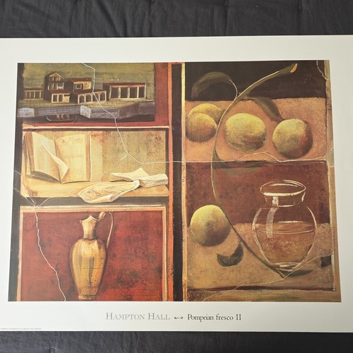 Hampton hall pompeian fresco - hampton,