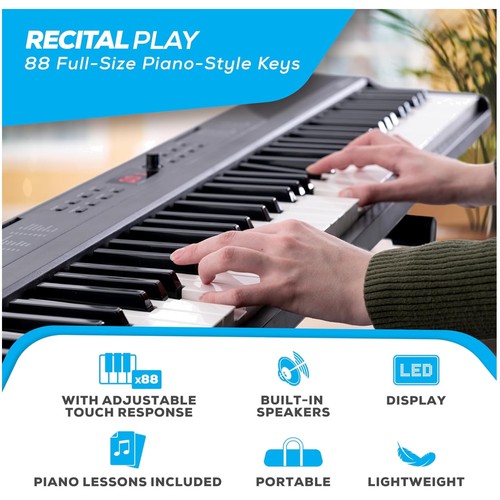 Digital piano with speakers - with,