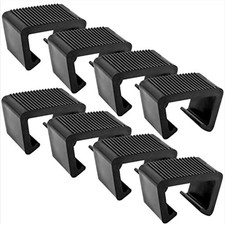  8pcs Rattan Furniture Colliers Chaise en osier Fixations Sectionnel Sofa