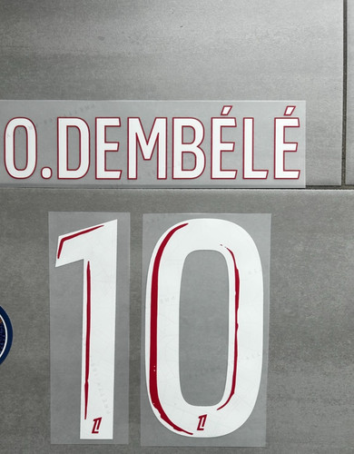 Flocage dembele 10 psg - flocage,