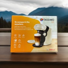 BOSCH Machine Café TAS1107 Cafetière Tassimo MultI-boissons T-Disc 1400W VANILLE