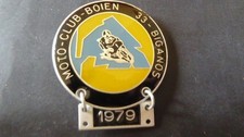 INSIGNE METAL/BADGE 1979 MOTO CLUB BIGANOS 33 GIRONDE