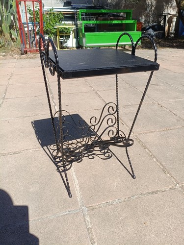 Table porte revue fer - table,