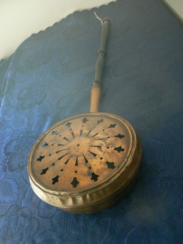 Ancienne bassinoire cuivre - ancienne,