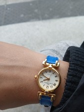 montre vintage blue femme