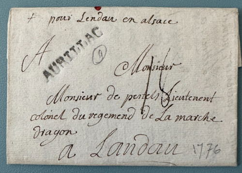 Lettre préphilatélie