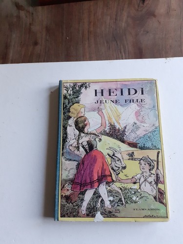Livre ancien heidi jeune - livre, fille