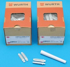 lot 200 x cheville de 8 mm pour collier de tube fil électrique WURTH 0971511008