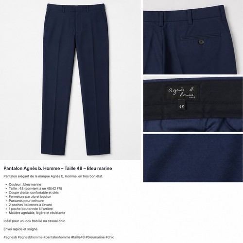 Agnès homme pantalon - homme,