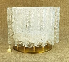 Doria Applique  Vintage  Murano Design Venini Laiton  Verre Moderniste 1970 +++