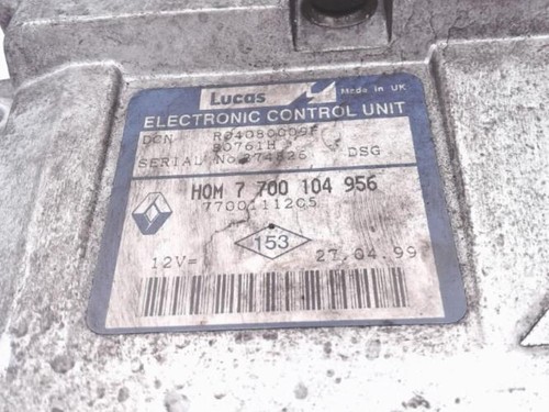 Calculateur moteur renault - calculateur,