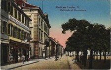CPA AK Landau Marktstrasse mit