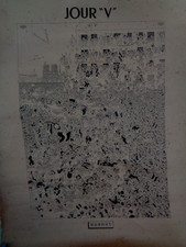 Affiche .DUBOUT.  JOUR  " V "