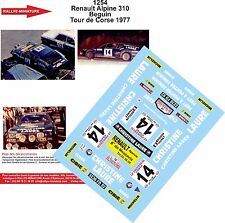 DECALS 1/24 REF 1254 ALPINE