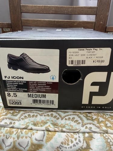 Footjoy icon men black - footjoy,