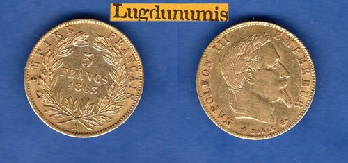 Francs napoléon iii - 5,