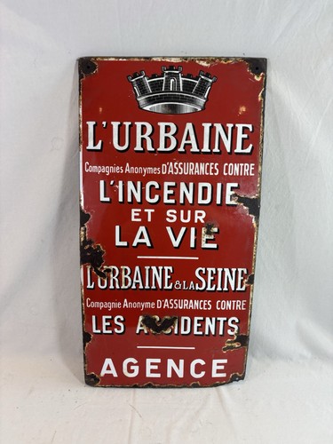 Plaque émaillée urbaine - émaillée, l'urbaine