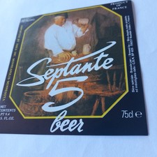 Etiquette bière Septante 5
