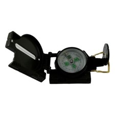 Boussole Style Militaire Loupe Système Visée Camping Randonnée Scout Trekking