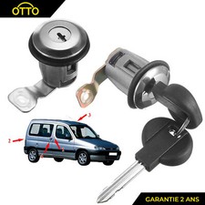 Barillet serrure de porte avant ou arriere pour Citroen Berlingo Peugeot Partner