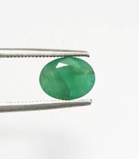 Coupe ovale émeraude verte