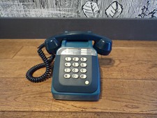 VINTAGE TELEPHONE BLEU SOCOTEL A touches DESIGN 1970-70-80-S63