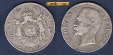 5 Francs Napoléon III tete