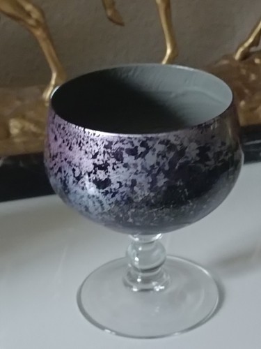 Grand verre irisé - , laque