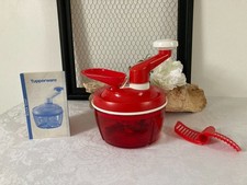 825⚜️ Ustensile Cuisine Manuel Batteur Tupperware Quick Chef Rouge