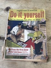 Vintage Magazine “Do It Yourself” April 1959 - 60th Birthday Gift