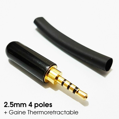 Connecteur jack 5mm pôles - 4,